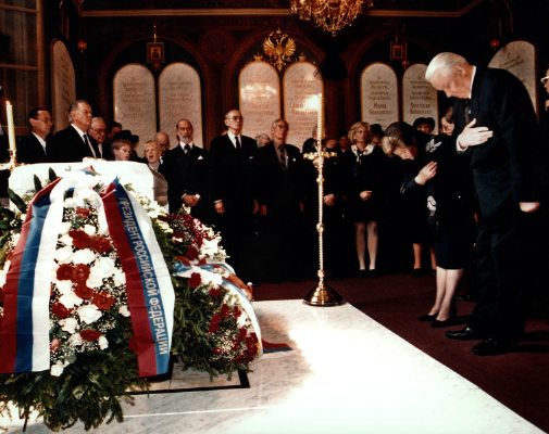 17 July 1998: The funeral of Tsar Nicholas II